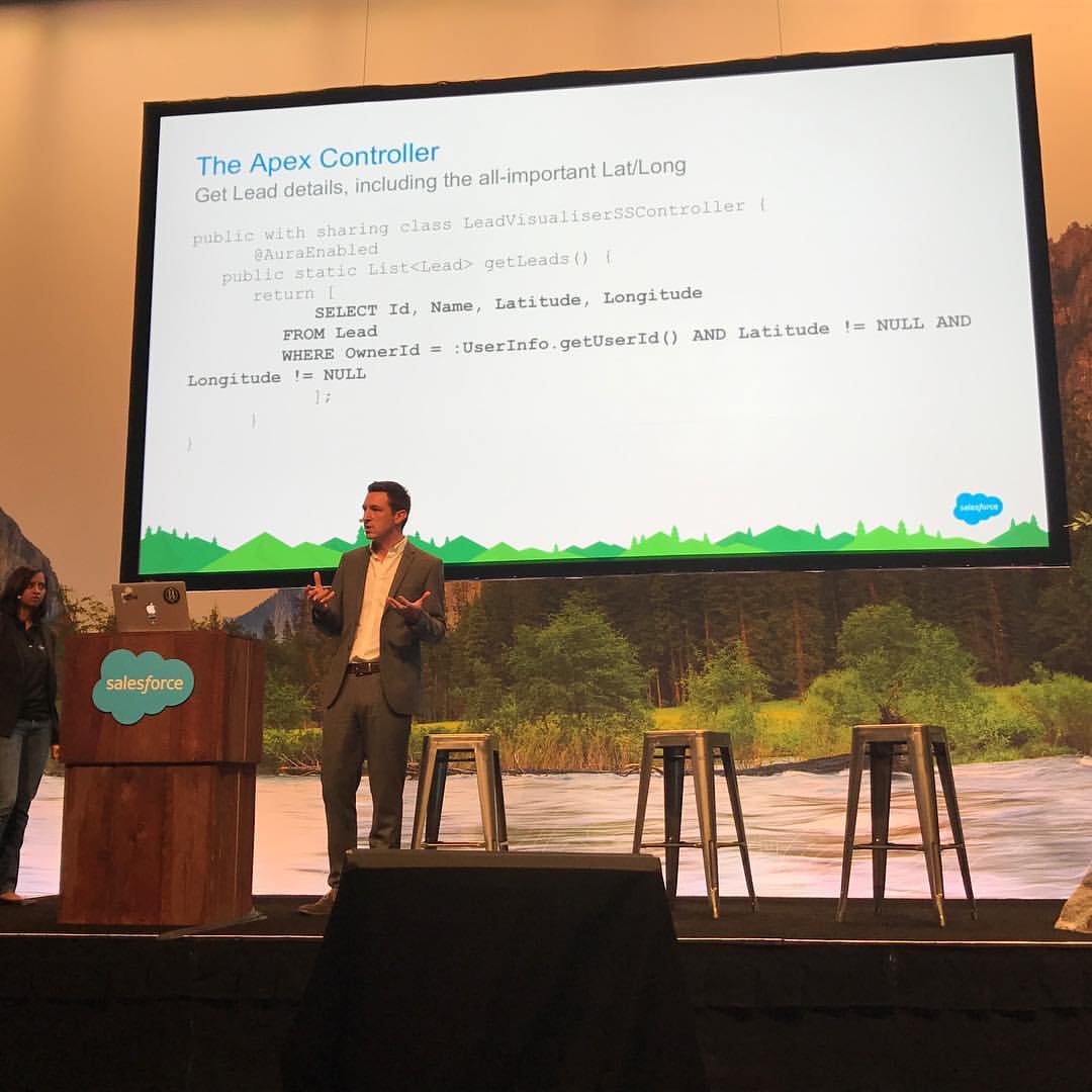 Me, presenting at Dreamforce